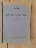Gevechts handleiding uit 1929, Verzamelen, Militaria | Algemeen, Nederland, Boek of Tijdschrift, Ophalen of Verzenden, Landmacht