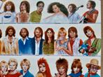 Poster met pop idols, Verzamelen, Ophalen, Rechthoekig Staand, Deurposter of groter, Zo goed als nieuw