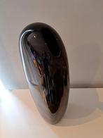 Sculpturale zwarte vaas  (Het Arsenaal Jan des Bouvrie), Huis en Inrichting, Woonaccessoires | Vazen, Ophalen, 50 tot 75 cm, Zwart