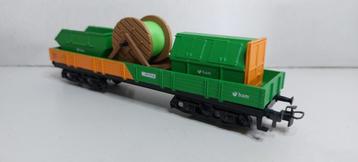 Bam Wagon met Puin en Afsluitbare Container plus Haspel (06) beschikbaar voor biedingen