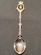 Vintage bewerkt en verzilverd lepeltje Nieuwstadt., Antiek en Kunst, Ophalen of Verzenden