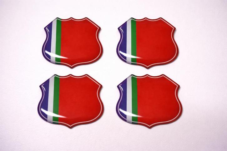 3D Molukse gel vlag stickers UV-bestendig MALUKU, Verzamelen, Stickers, Nieuw, Overige typen, Verzenden