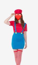 Super Mario jurkje met petje, Kleding | Dames, Nieuw, Carnaval, Maat 36 (S), Ophalen