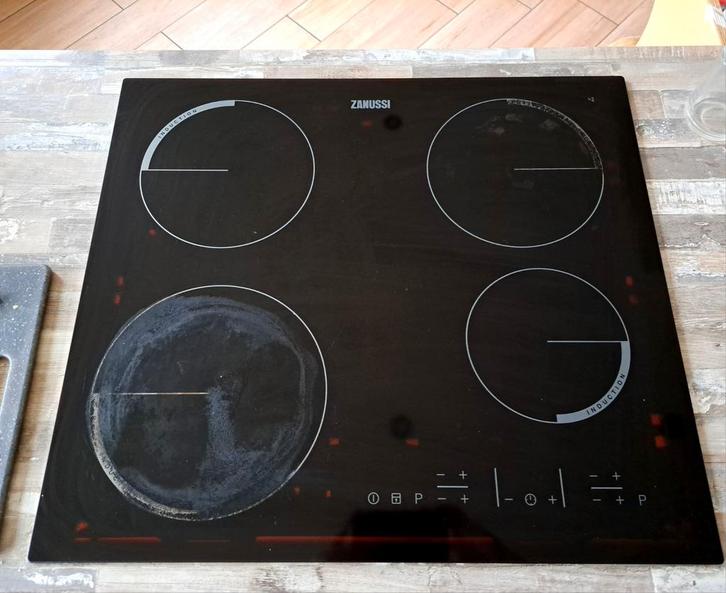 Zanussi Inductie Kookplaat - Gebruikt, Witgoed en Apparatuur, Kookplaten, Gebruikt, Inbouw, Inductie, 4 kookzones, Ophalen