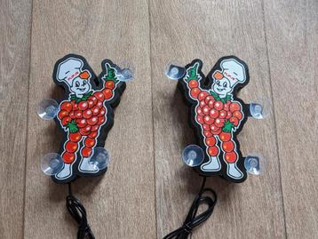 Setje Flipje lichtbakjes met zuignappen. beschikbaar voor biedingen