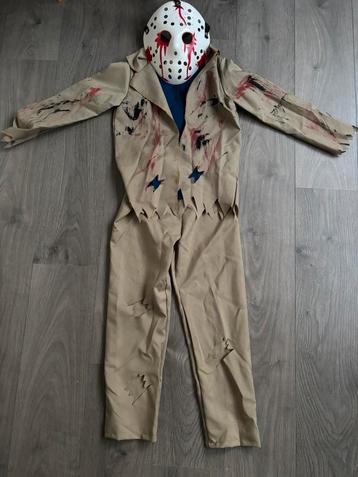 Jason Voorhees Horror Kostuum Halloween Kinderen 7-9 jaar beschikbaar voor biedingen