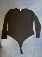 H&M zwarte string body in travelstof mt XL z.g.a.n., Kleding | Dames, Ondergoed en Lingerie, H&M, Ophalen of Verzenden, Zwart