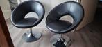 2 retro - draaistoelen, ideaal voor kleine ruimte., Huis en Inrichting, Fauteuils, Ophalen of Verzenden, Gebruikt, Minder dan 50 cm