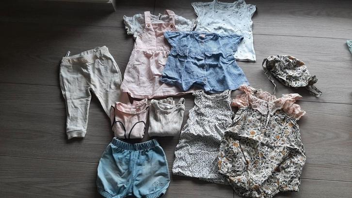 Zomerpakket meisjes maat 74, Kinderen en Baby's, Kinderkleding | Kinder-kledingpakketten, Gebruikt, Ophalen of Verzenden