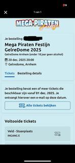 Tickets mega piraten festijn. Veld tickets, Twee personen