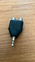 3.5mm Audio Jack Out Plug to 2 RCA Splitter Adapter, Ophalen of Verzenden, Zo goed als nieuw, Minder dan 2 meter, Overige kabels