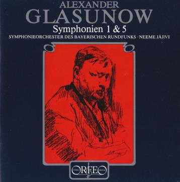 GLASUNOW Symphonien 1 & 5 CD JÄRVI ORFEO beschikbaar voor biedingen
