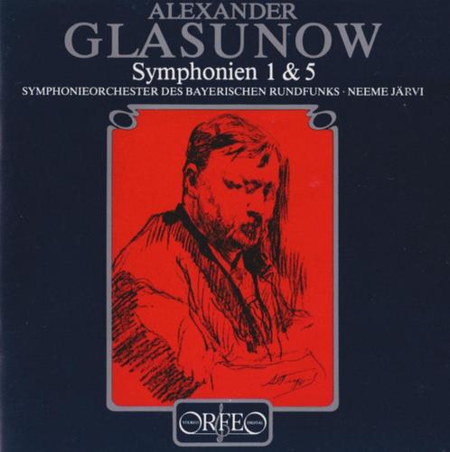 GLASUNOW Symphonien 1 & 5 CD JÄRVI ORFEO, Cd's en Dvd's, Cd's | Klassiek, Gebruikt, Orkest of Ballet, Ophalen of Verzenden