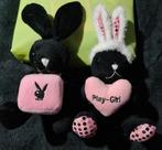 2 hele mooie, zachte Playboy/Girl Knuffels ZGAN samen €25,-, Ophalen of Verzenden, Zo goed als nieuw, Konijn