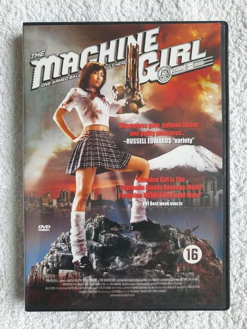 DVD. MACHINE GIRL. JAPANESE GORE. NIEUW., Cd's en Dvd's, Dvd's | Horror, Zo goed als nieuw, Vanaf 16 jaar, Ophalen of Verzenden