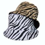 Zebra hoed (heren dames hoedje vissers outdoor camping), Verzenden, Nieuw, 56 of 57 cm (M, 7 of 7⅛ inch), Hoed