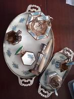 Van Pako Rhenen: Dienblad, roomstel, kandelaar, Antiek en Kunst, Antiek | Kandelaars, Ophalen of Verzenden, Zilver