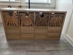 Dressoir openkast met vier mandjes, Huis en Inrichting, Kasten | Dressoirs, Ophalen of Verzenden, Zo goed als nieuw