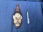Gezicht gemaakt van schelpen vintage, Antiek en Kunst, Ophalen