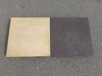 2 tegels 60 x 60 cm, Tuin en Terras, Tegels en Klinkers, Ophalen, Gebruikt, Beton, Terrastegels