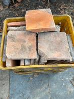 Rode plavuizen / terrastegels, Tuin en Terras, Tegels en Klinkers, Ophalen, Gebruikt, Minder dan 5 m², Beton
