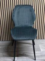4 Velvet eetkamerstoelen, Huis en Inrichting, Stoelen, LaVe Outlet, Nieuw, Ophalen of Verzenden, Metaal