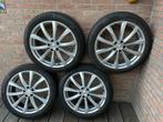 Lichtmetalen velgen met Continental winterbanden, Auto-onderdelen, Banden en Velgen, Ophalen, Gebruikt, Banden en Velgen, Winterbanden