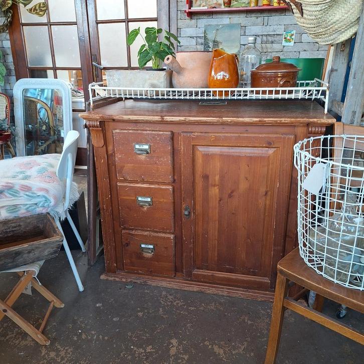 Stoere grenen commode dressoir AANBIEDING, Antiek en Kunst, Antiek | Meubels | Kasten, Ophalen