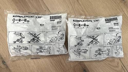 2x 4 IKEA Komplement 130 scharnieren met softclose, Doe-het-zelf en Verbouw, Hang- en Sluitwerk, Nieuw, Scharnier, Ophalen of Verzenden