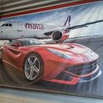 Ferrari banner Xxxl, Auto's, Zo goed als nieuw, Ophalen