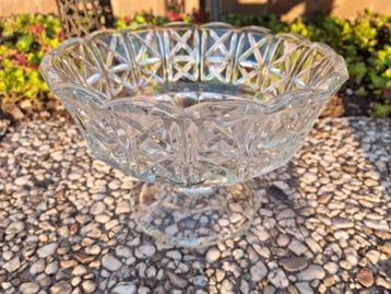 2 x Fantastische kristal glazen schalen  beschikbaar voor biedingen