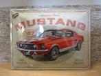 metalen 3d bord ford mustang 67 30x40 cm, Ophalen of Verzenden, Nieuw, Reclamebord