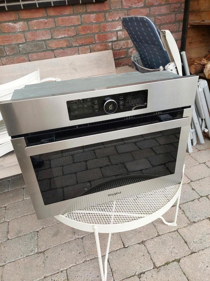 Combi magnetron Whirlpool AMW9604, Witgoed en Apparatuur, Magnetrons, Inbouw, Combimagnetron, Grill, Hete lucht, Oven, Draaiplateau