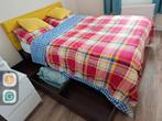 Stylish & Functional Brown Wooden Bed Set - Only €69!, Ophalen of Verzenden, Gebruikt, Tweepersoons