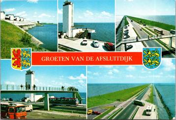 Groeten van de Afsluitdijk - 3 ansichtkaarten (1976) beschikbaar voor biedingen