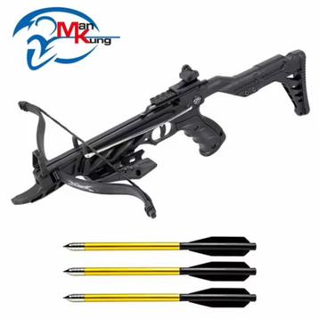 Man Kung - Pistol Crossbow - Alligator with stock - Black - beschikbaar voor biedingen
