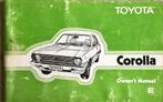 Instructieboekje Toyota Corolla 1978, Auto diversen, Ophalen of Verzenden