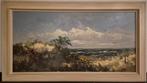 G.J. Ernens - Duinlandschap aan zee - olieverf - 90 x 50 cm., Ophalen of Verzenden