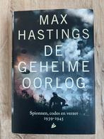 De geheime oorlog (spionnen, codes, verzet) Max Hastings, Ophalen of Verzenden, Zo goed als nieuw