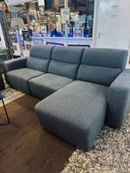 Hoekbank grijs 255x140cm, Ophalen of Verzenden, Zo goed als nieuw, 150 cm of meer, Vierpersoons of meer