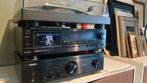 Setje Denon versterker, cassettedeck en Sanyo, Ophalen, Gebruikt, Cassettedeck, Denon