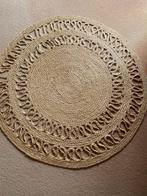 Prachtig jute vloerkleed rond, Bruin, Rond, Ophalen of Verzenden, Zo goed als nieuw