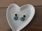 Abalone en Blackstone Oorbellen, Overige materialen, Hangers, Overige kleuren, Verzenden