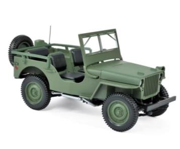 Jeep 1942 Leger groen schaal 1/18 NOREV ref: 189013 beschikbaar voor biedingen