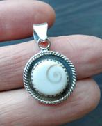 Shiva eye kettinghanger, Verzenden, Nieuw, Wit, Zilver