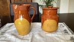 Knoflookpot en wijnkan nieuw, Huis en Inrichting, Keuken | Servies, Overige typen, Nieuw, Ophalen of Verzenden, Effen