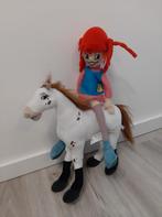 Knuffel pippi Langkous+ paard witje K7839, Kinderen en Baby's, Speelgoed | Knuffels en Pluche, Ophalen of Verzenden, Zo goed als nieuw