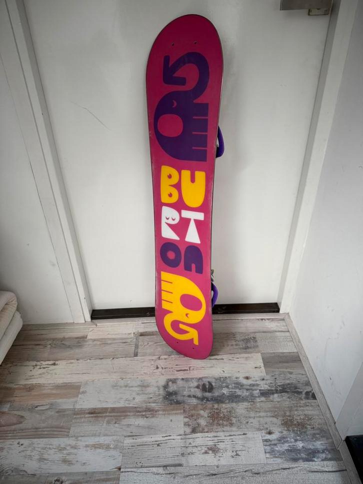 Burton Chicklet  meisjes Snowboard 110 cm, Sport en Fitness, Snowboarden, Zo goed als nieuw, Board, Ophalen of Verzenden