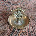 Nautisch sigarenknipper koper asbak, Verzamelen, Scheepvaart, Ophalen of Verzenden, Zo goed als nieuw, Motorboot of Zeilboot, Gebruiksvoorwerp