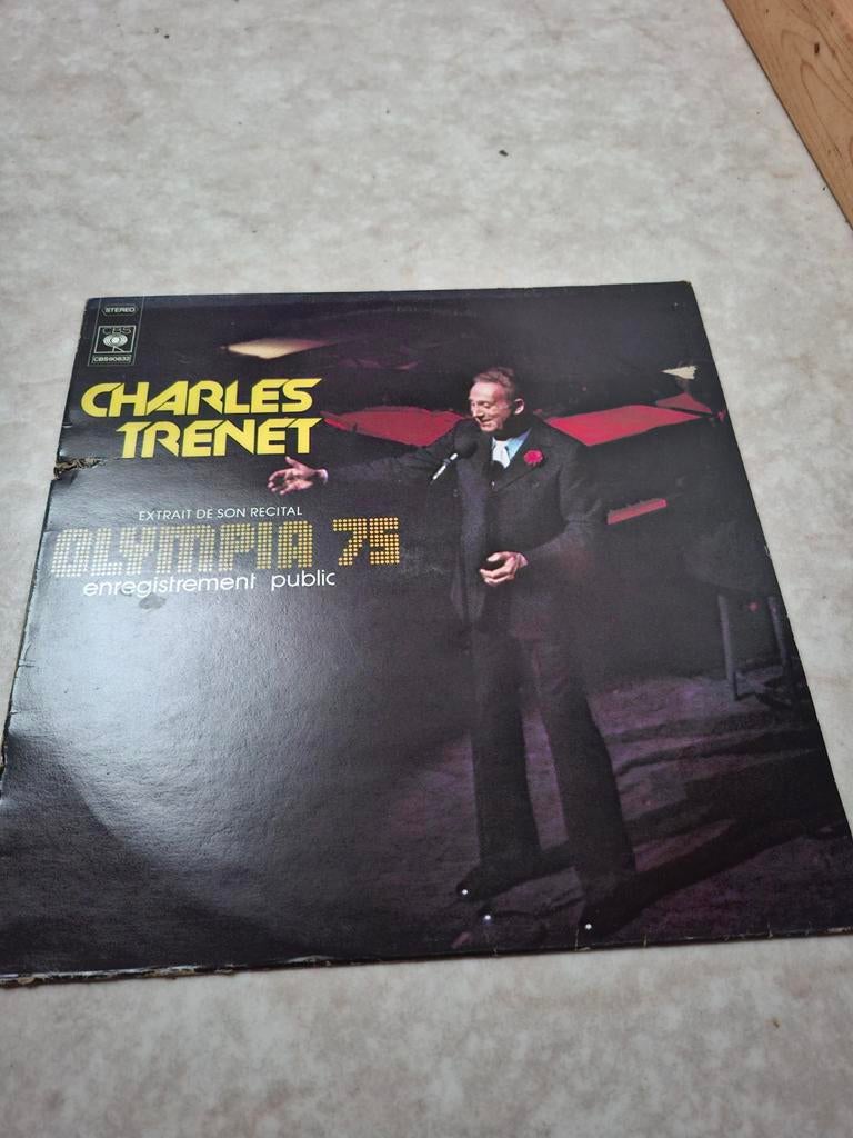 Charles Trenet LP 1975, Ophalen of Verzenden, Gebruikt, 12 inch